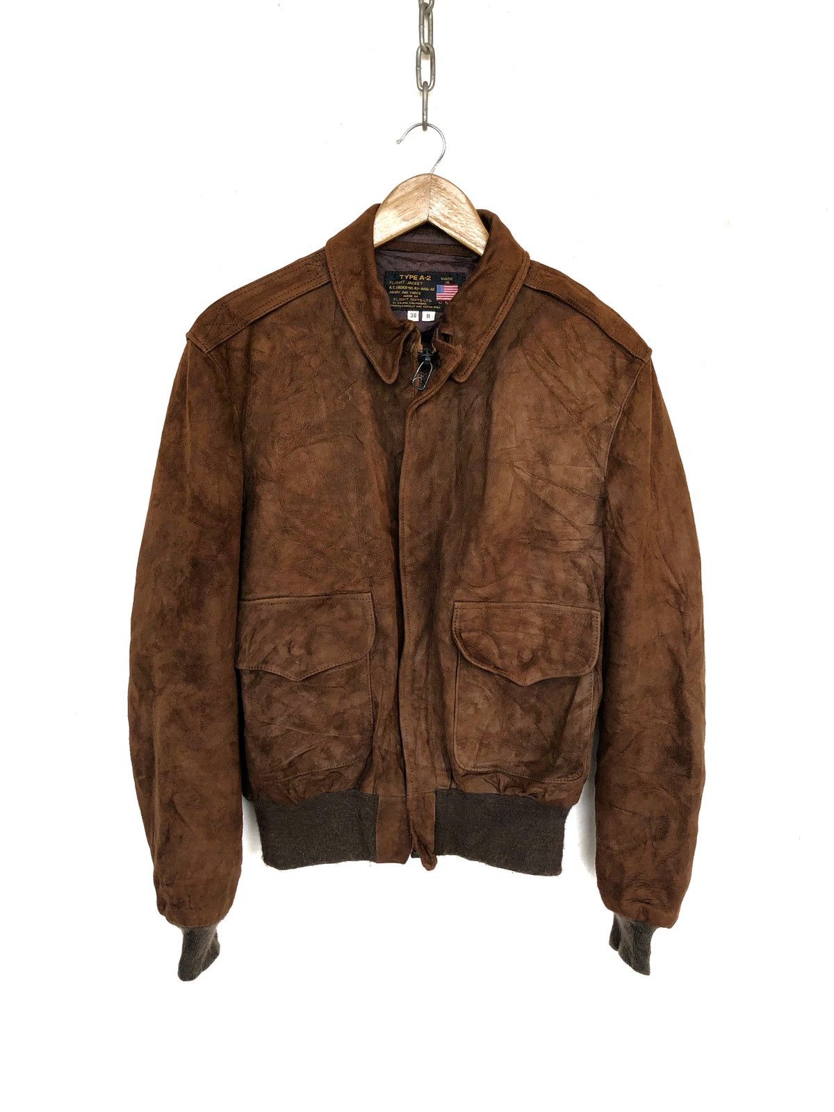 Avirex 70s Suits Ltd Type A2 WWII Buckskins Flight Jacket Size US M / EU 48-50 / 2 - 1 Thumbnail