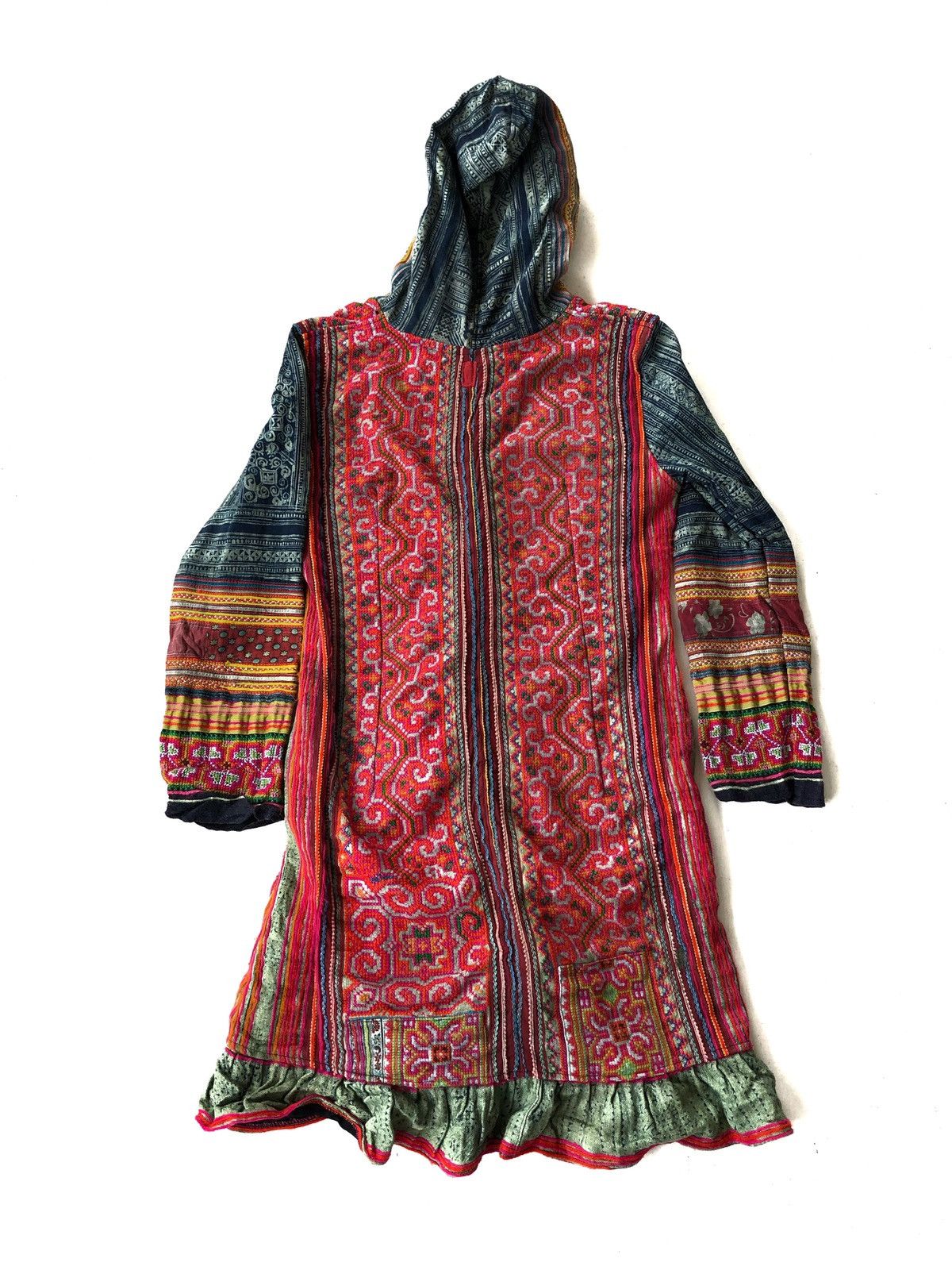 Handmade 🇯🇵 Beauty Fabric Patchwork Handmade Hoodie Jacket Size US S / EU 44-46 / 1 - 6 Thumbnail