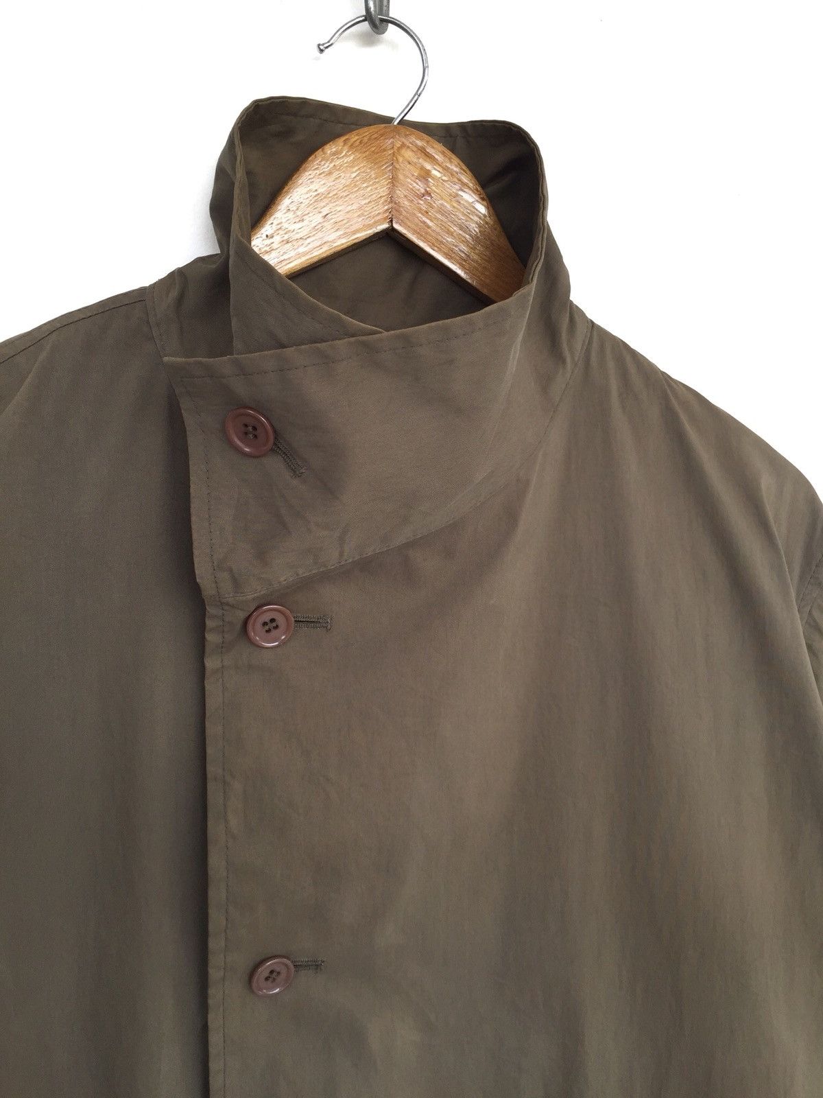 Issey Miyake Issey Miyake Double Breast Witch Overcoat Jacket Size US L / EU 52-54 / 3 - 3 Thumbnail