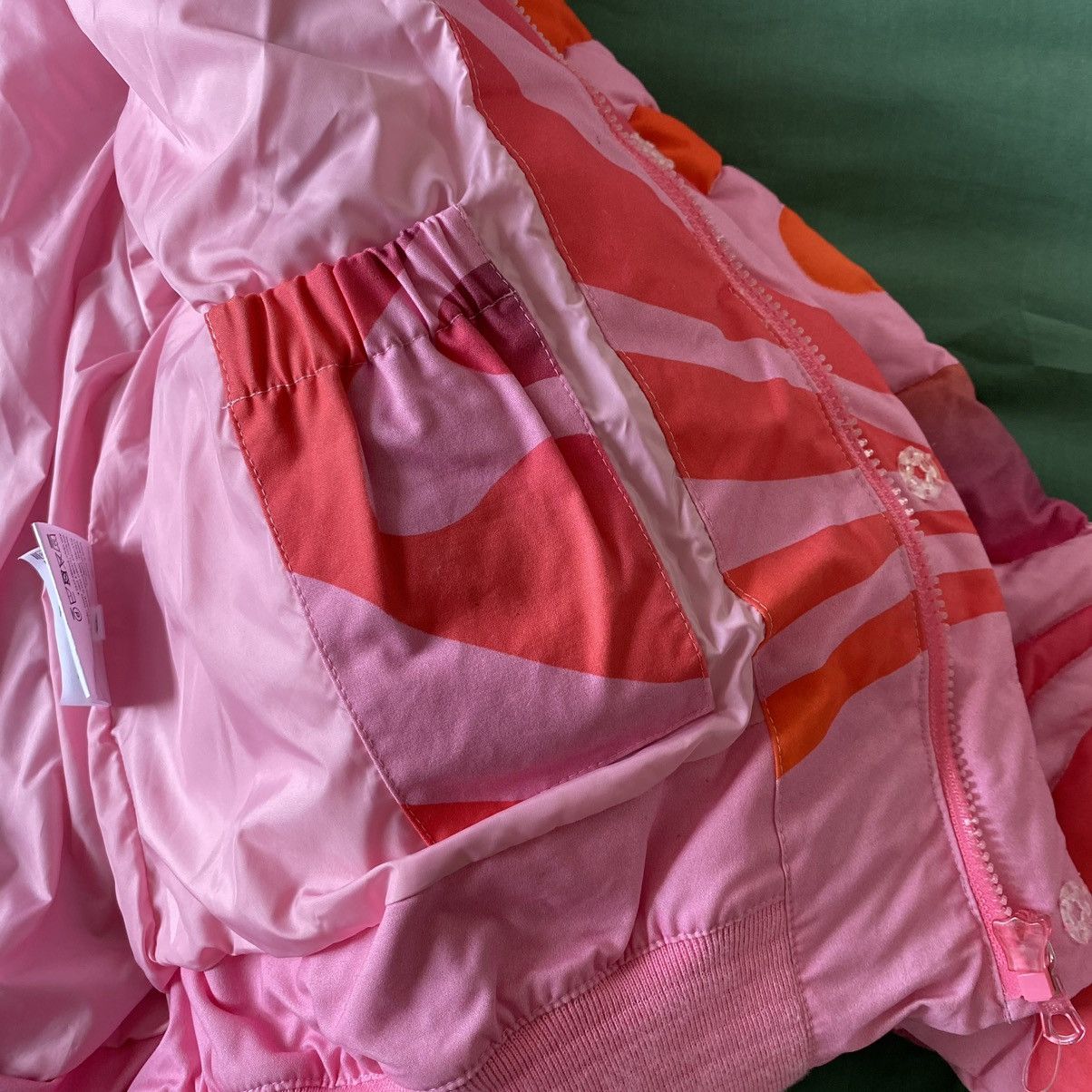 ERL ERL Pink Sunset Quilted Puffer Jacket Size US XL / EU 56 / 4 - 13 Thumbnail