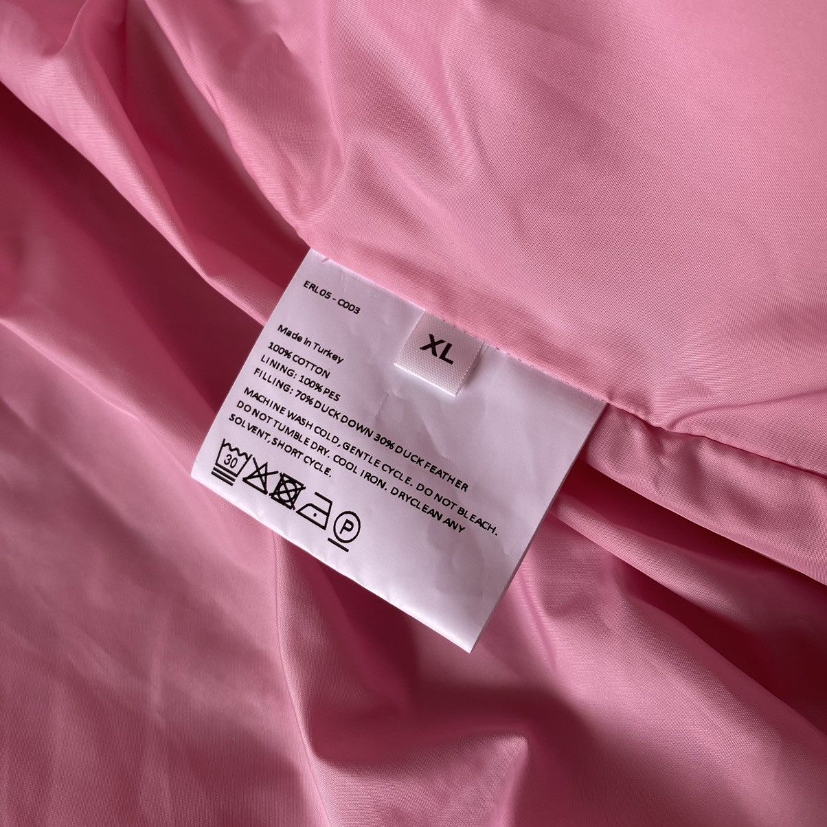 ERL ERL Pink Sunset Quilted Puffer Jacket Size US XL / EU 56 / 4 - 11 Thumbnail