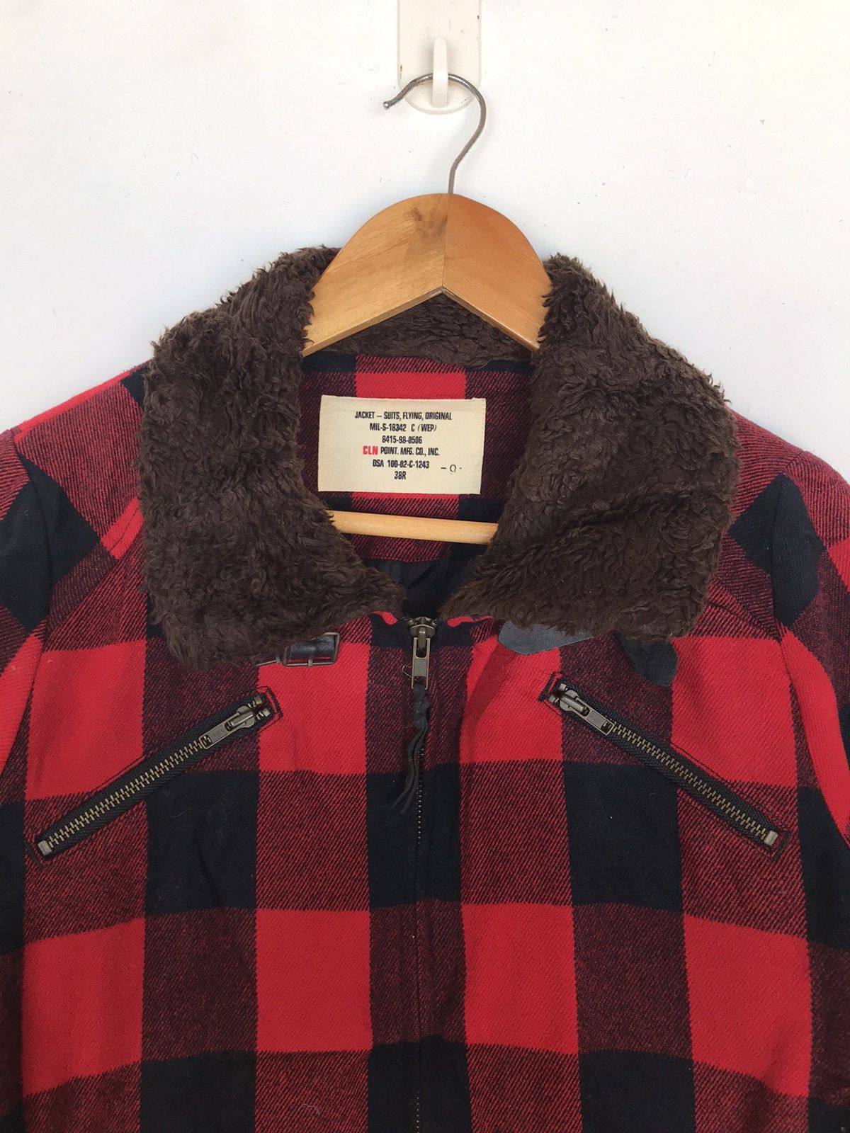 Seditionaries Vintage Sherpa Jacket Red Tartan Plaid Seditionaries Punk Size S / US 4 / IT 40 - 3 Thumbnail