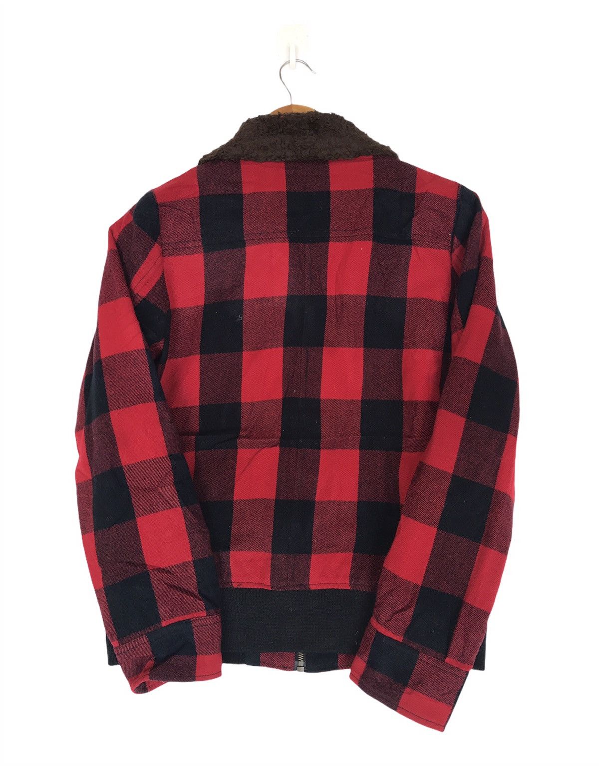 Seditionaries Vintage Sherpa Jacket Red Tartan Plaid Seditionaries Punk Size S / US 4 / IT 40 - 2 Thumbnail