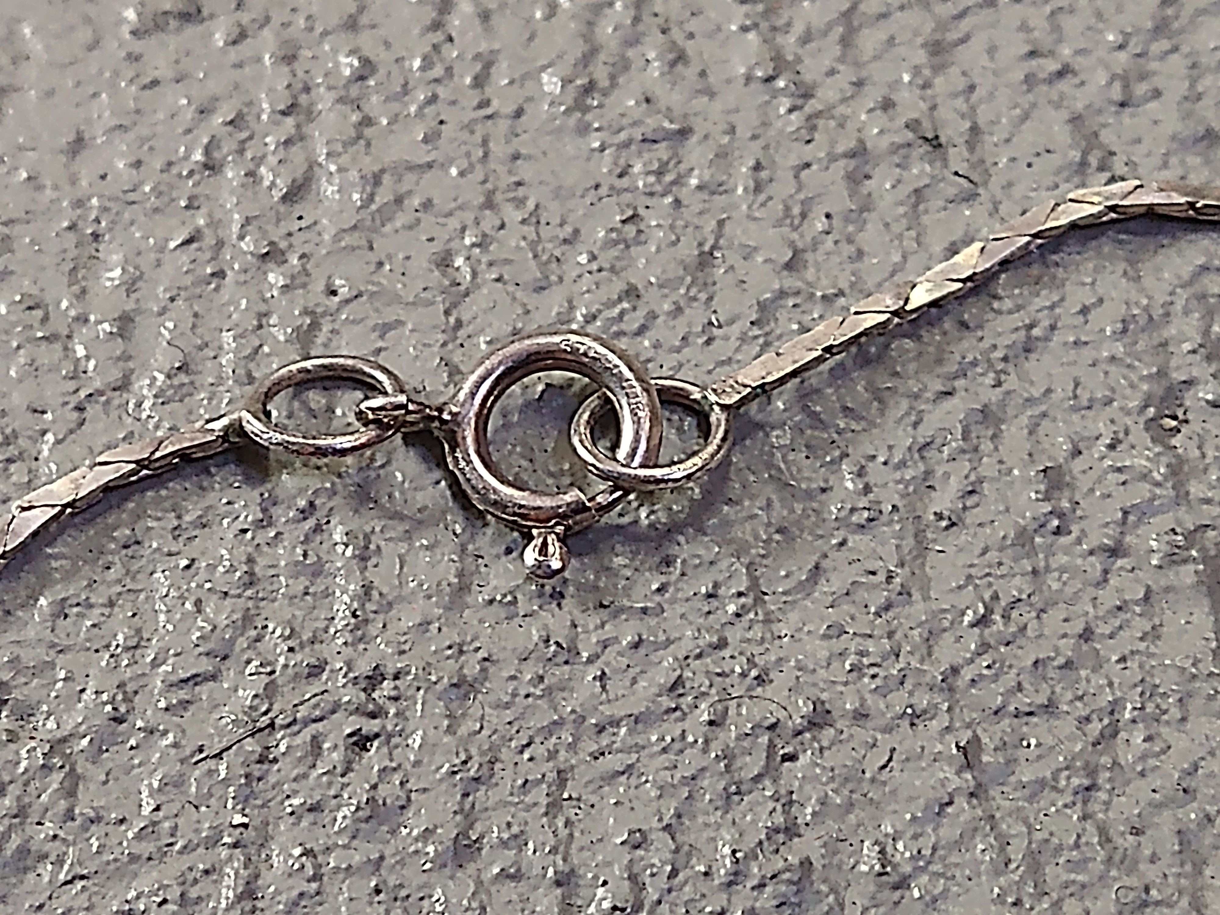 Other Vintage Sterling Silver Choker Necklace Purple Glass 16" Size ONE SIZE - 5 Thumbnail