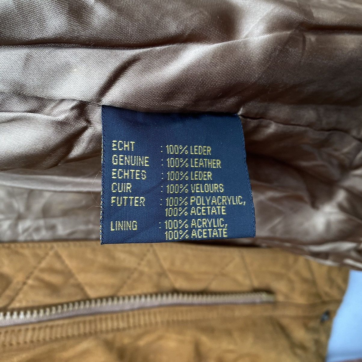 Japanese Brand × Vintage Vtg Bison Club Scandinavia Drawstring Suede Leather Jacket Size US XL / EU 56 / 4 - 12 Thumbnail
