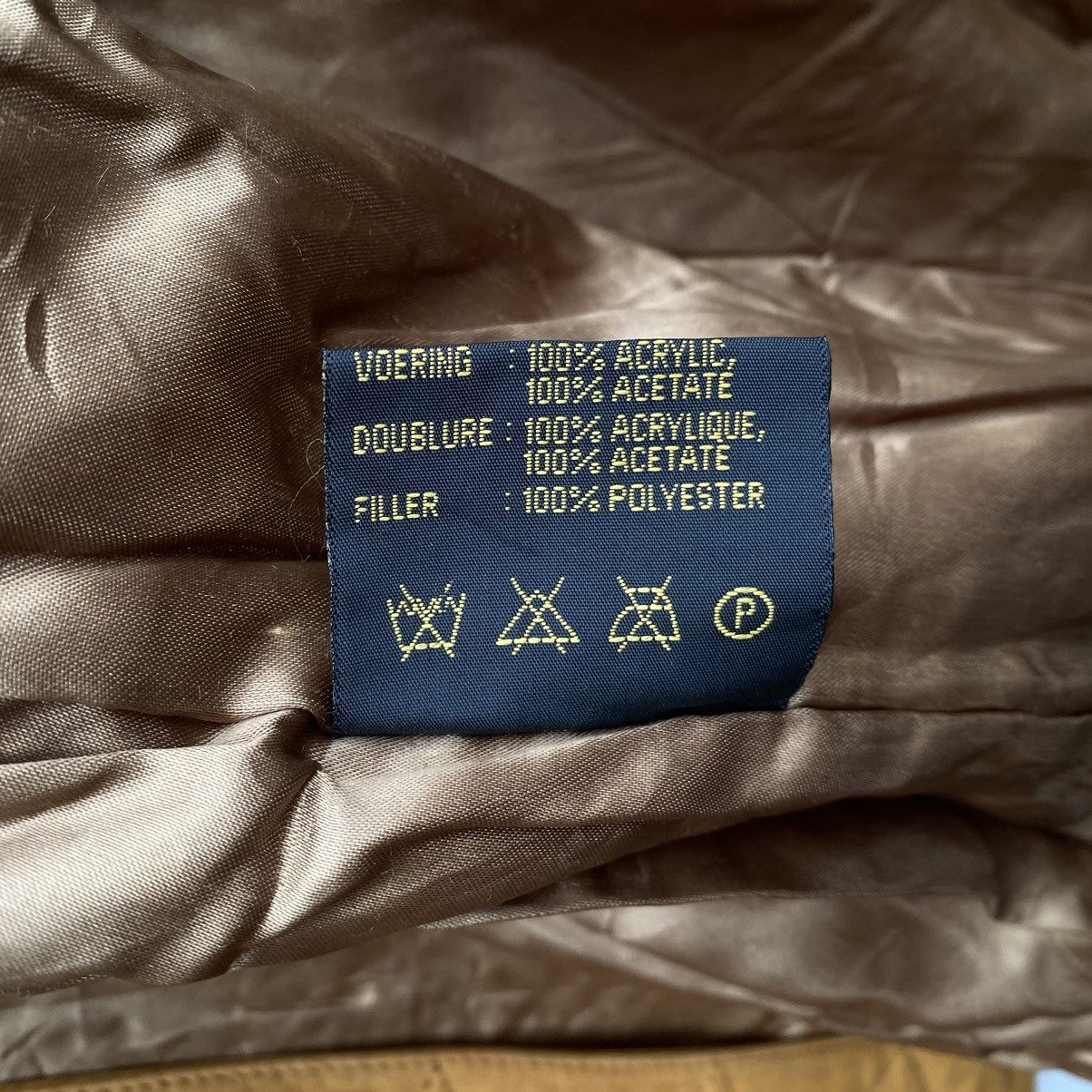 Japanese Brand × Vintage Vtg Bison Club Scandinavia Drawstring Suede Leather Jacket Size US XL / EU 56 / 4 - 13 Thumbnail