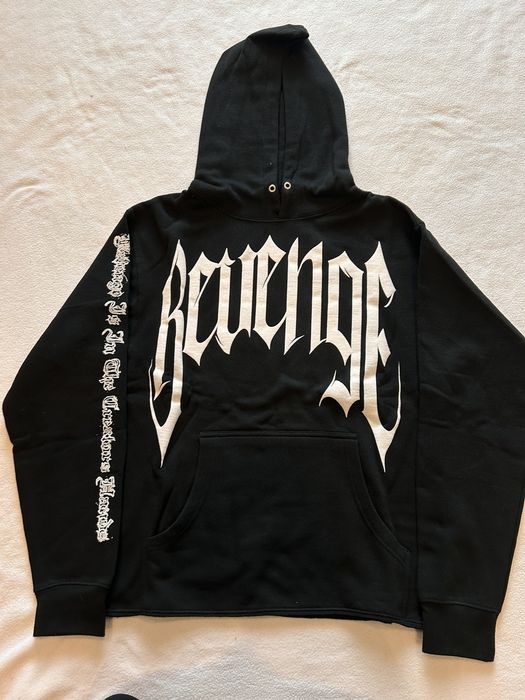 Designer Revenge Arch Logo Trippie Redd Smoking Hoodie | Grailed