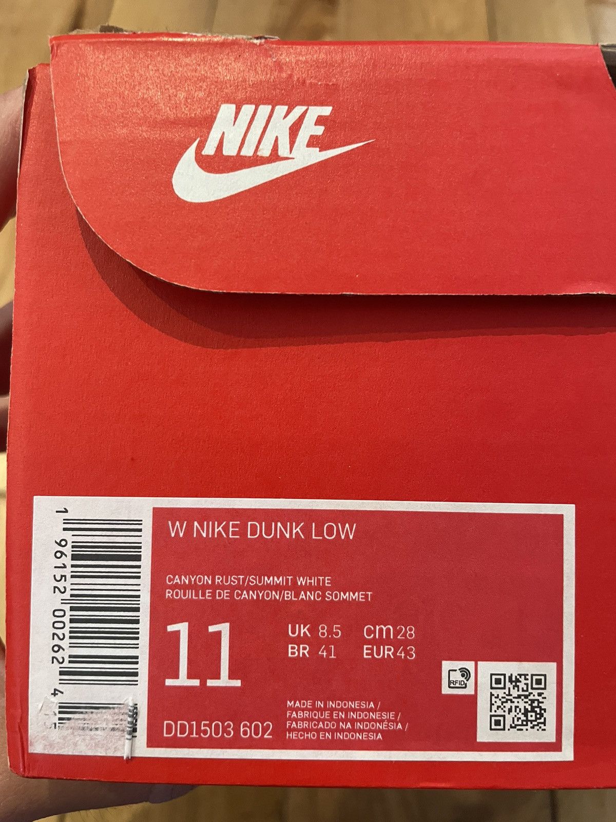Nike Nike Dunk Low Canyon Rust Navy Blue W 2023 Size US 9.5 / EU 42-43 - 11 Thumbnail