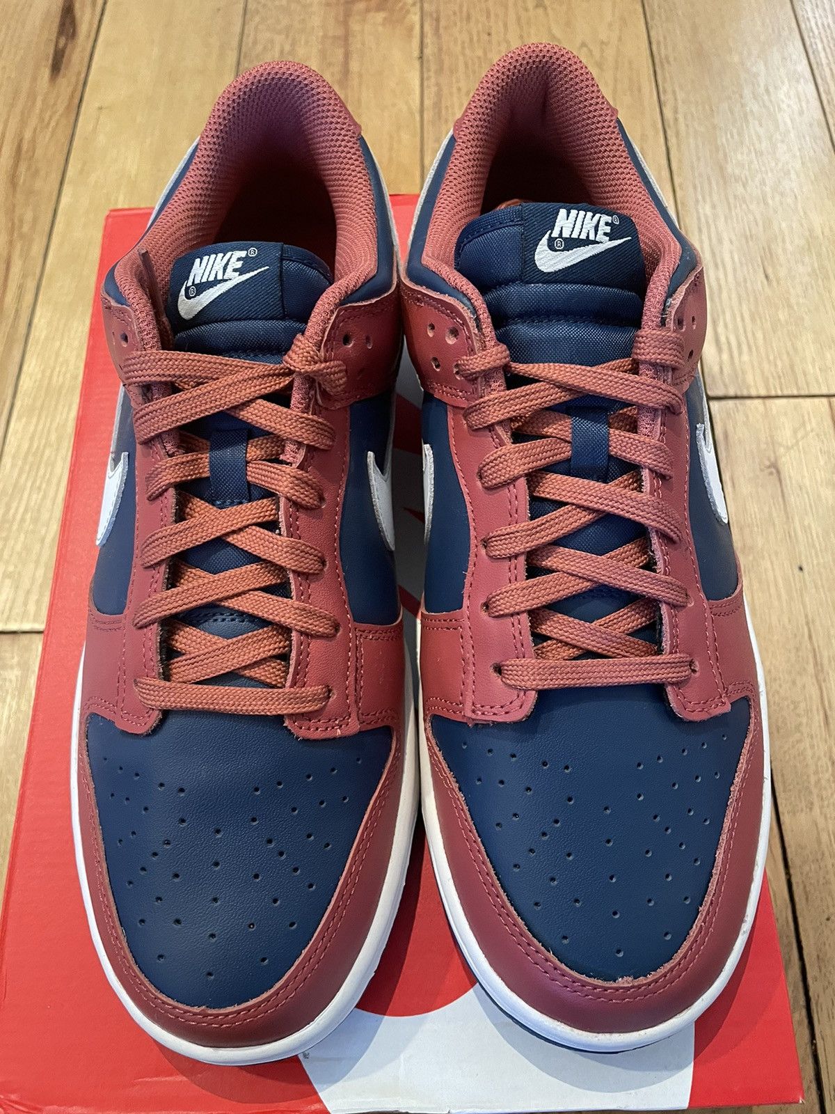 Nike Nike Dunk Low Canyon Rust Navy Blue W 2023 Size US 9.5 / EU 42-43 - 3 Thumbnail