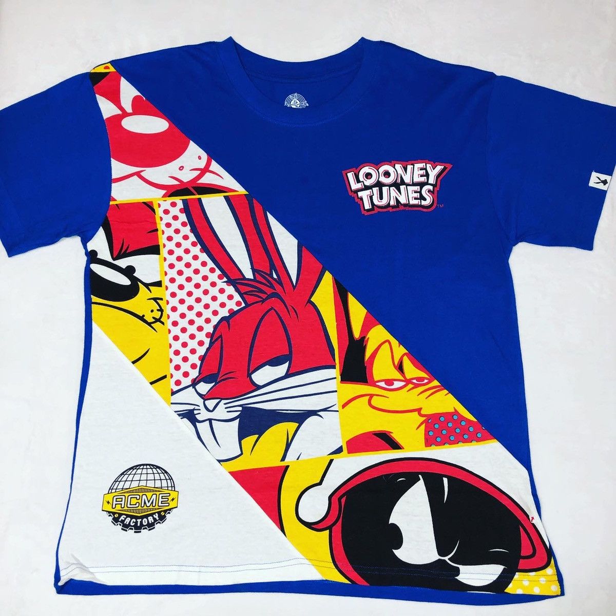 Vintage Vintage Warner Bros. ACME FACTORY “Looney Tunes Squad Tee” Size US M / EU 48-50 / 2 - 1 Thumbnail