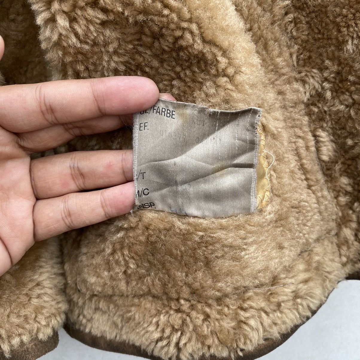 Japanese Brand × Vintage Vtg Morlands Real Lambskin Sherpa/Sherling Made in England Size US L / EU 52-54 / 3 - 12 Thumbnail