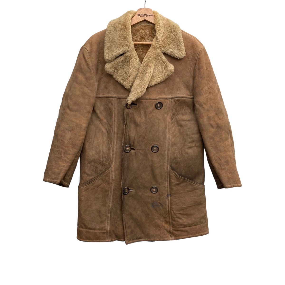 Japanese Brand × Vintage Vtg Morlands Real Lambskin Sherpa/Sherling Made in England Size US L / EU 52-54 / 3 - 1 Thumbnail