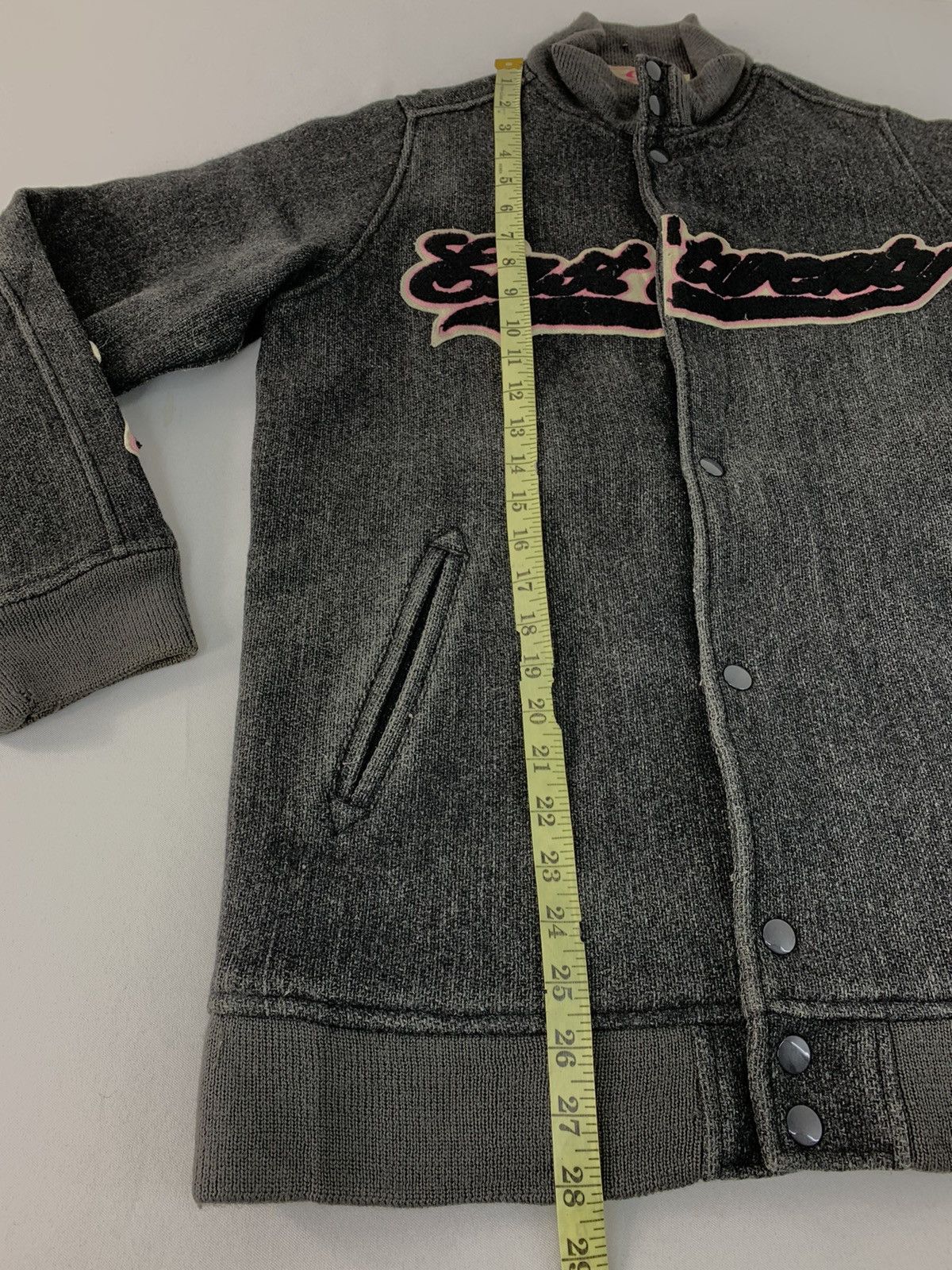 Japanese Brand Hype Wool Varsity Jacket Cast Twenty Spell Out Quilted Inner Size US M / EU 48-50 / 2 - 12 Thumbnail