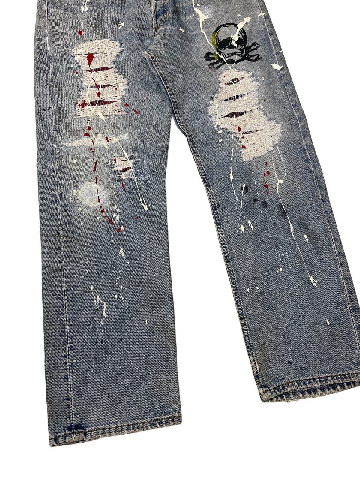 Levi's Vintage Clothing Vintage Levis Distressed Denim Size US 34 / EU 50 - 8 Thumbnail