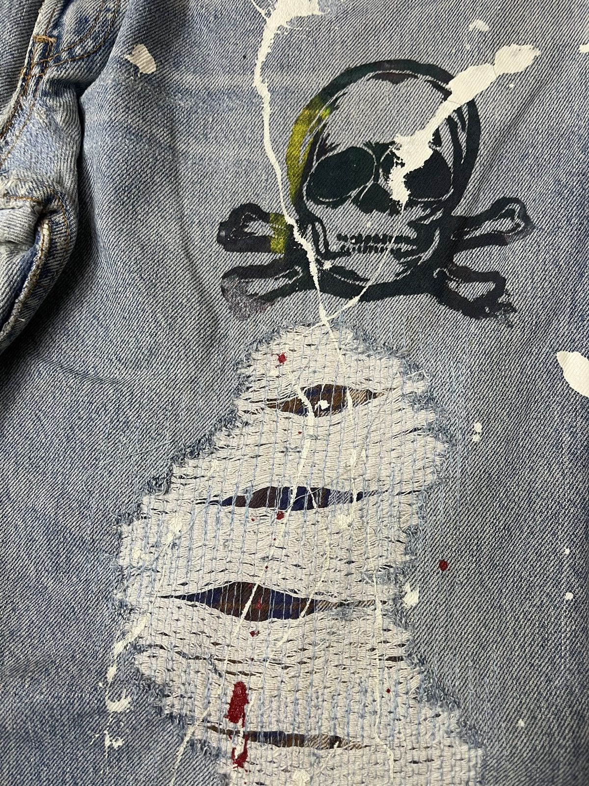 Levi's Vintage Clothing Vintage Levis Distressed Denim Size US 34 / EU 50 - 14 Thumbnail