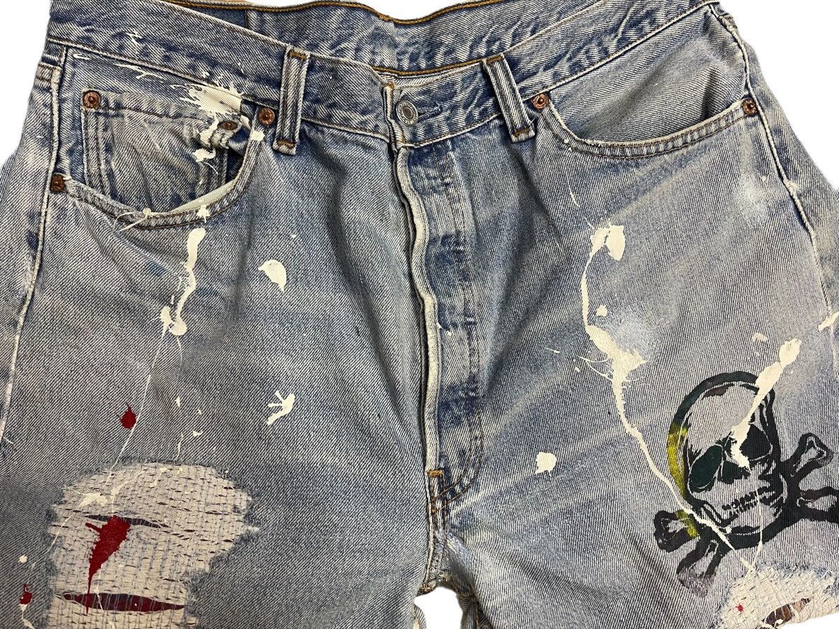 Levi's Vintage Clothing Vintage Levis Distressed Denim Size US 34 / EU 50 - 9 Thumbnail