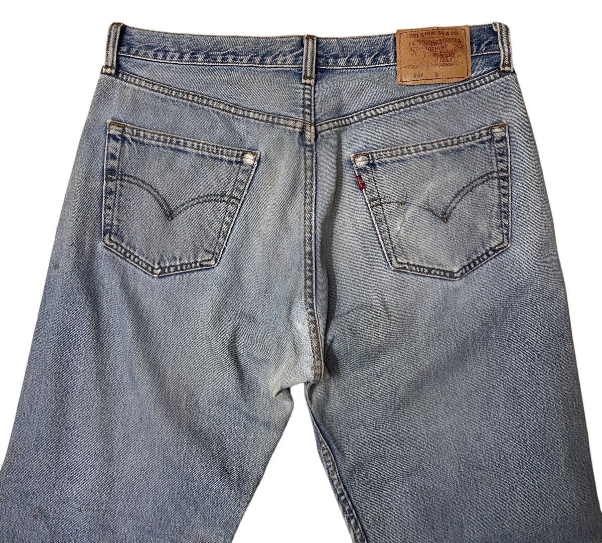 Levi's Vintage Clothing Vintage Levis Distressed Denim Size US 34 / EU 50 - 17 Thumbnail