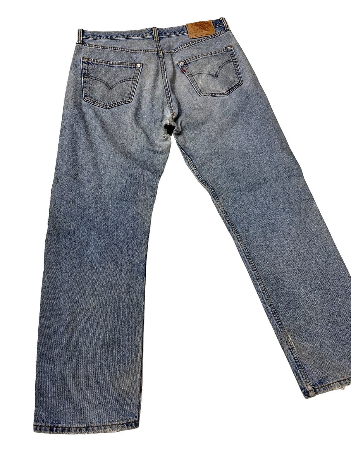 Levi's Vintage Clothing Vintage Levis Distressed Denim Size US 34 / EU 50 - 4 Thumbnail