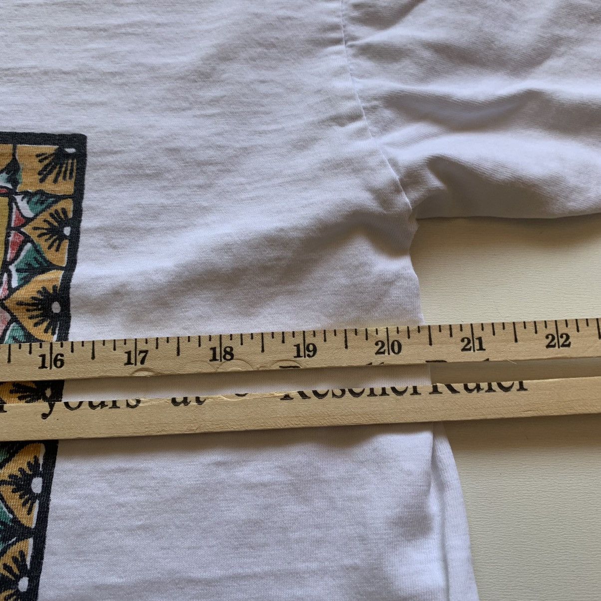 Vintage Vintage 1990s Native Aboriginal Art Graphic T Shirt White Size US L / EU 52-54 / 3 - 5 Thumbnail