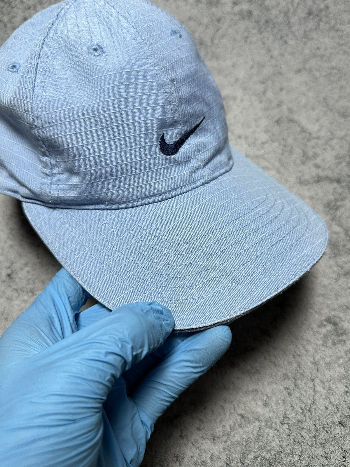 Vintage 🩵Vintage Nike Logo Swoosh Cap Size ONE SIZE - 13 Thumbnail