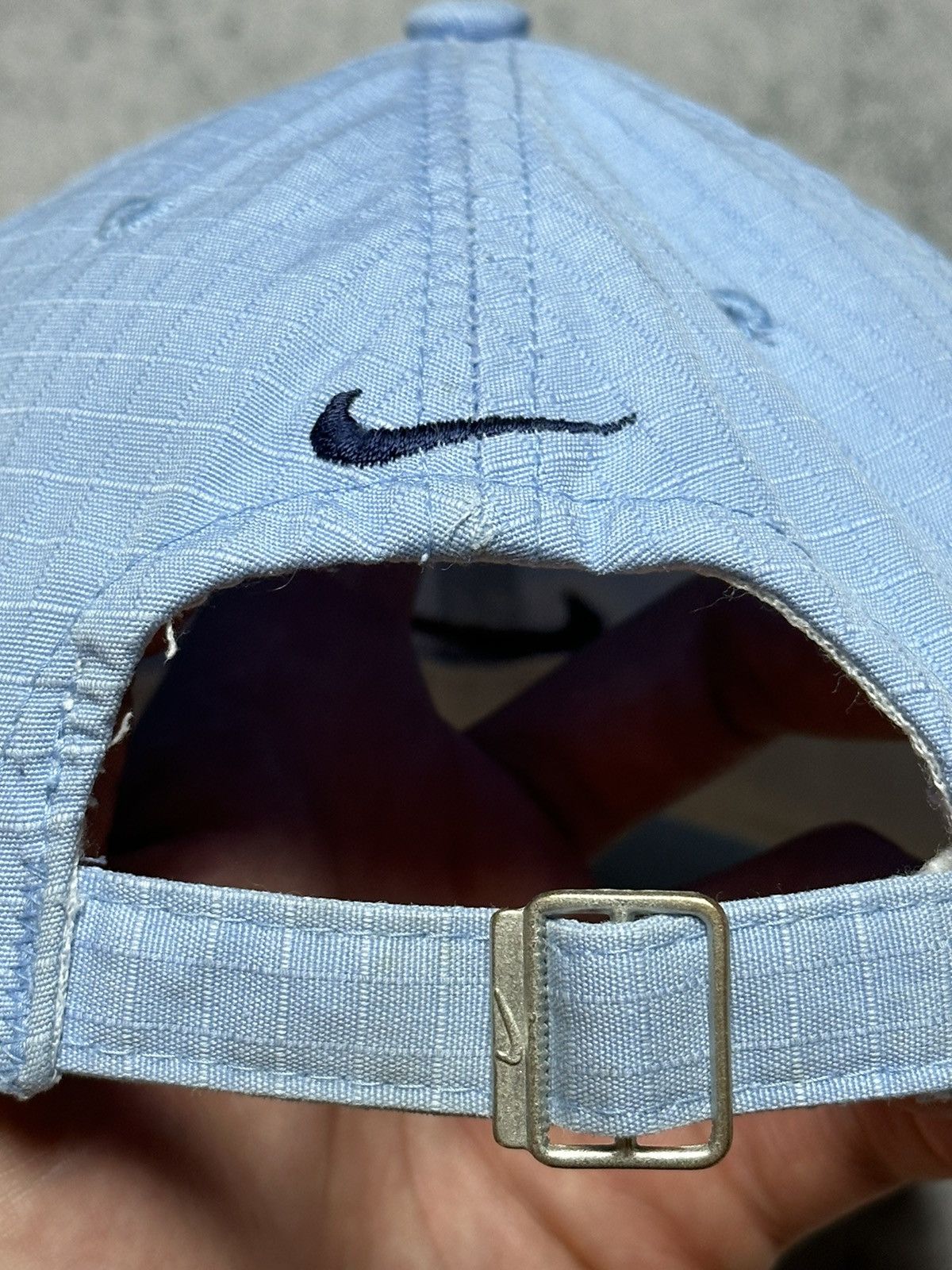 Vintage 🩵Vintage Nike Logo Swoosh Cap Size ONE SIZE - 7 Thumbnail