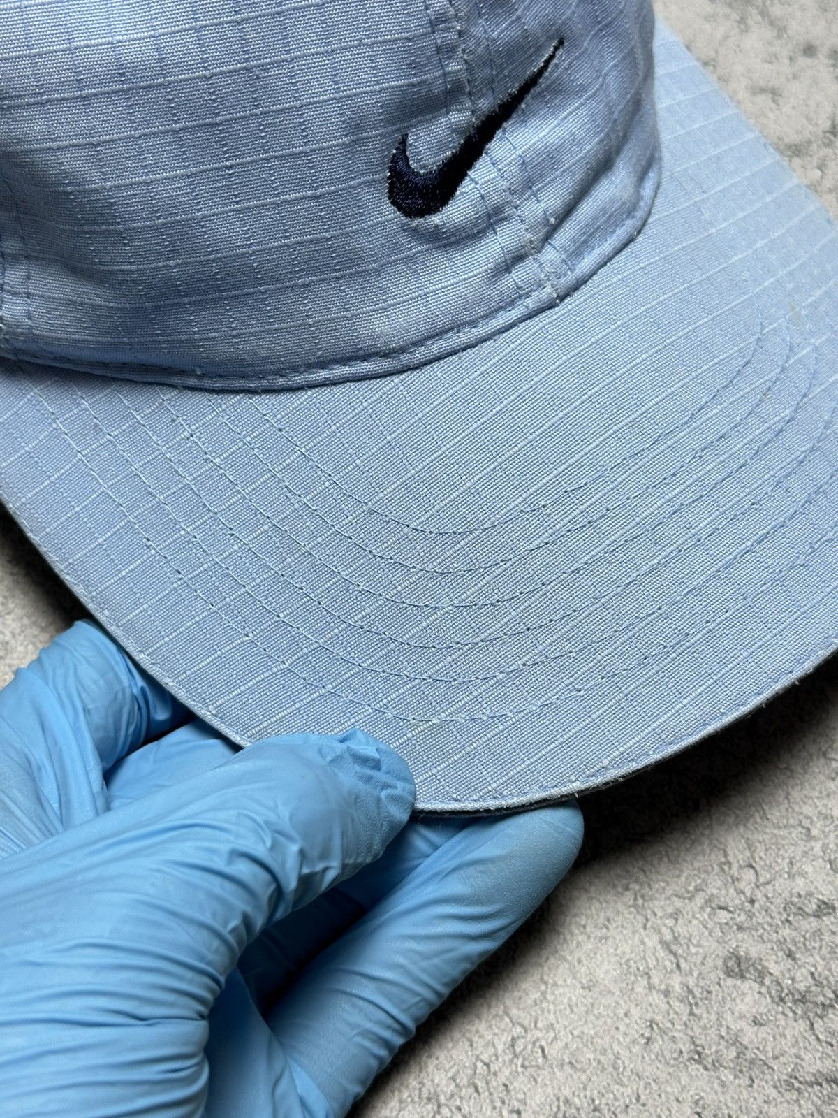 Vintage 🩵Vintage Nike Logo Swoosh Cap Size ONE SIZE - 14 Thumbnail