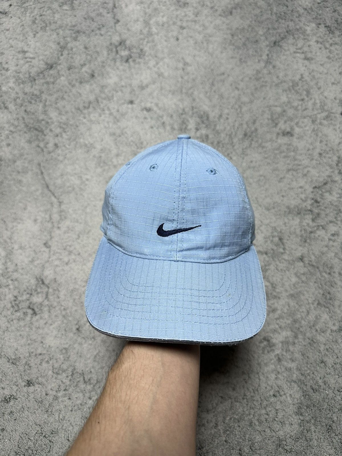 Vintage 🩵Vintage Nike Logo Swoosh Cap Size ONE SIZE - 4 Thumbnail