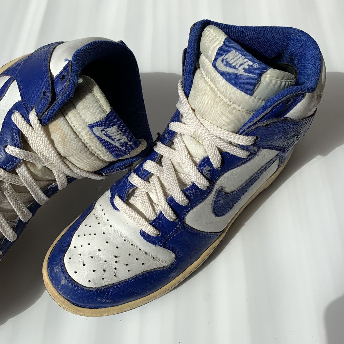 Nike × Vintage 1985 Nike Dunk High Kentucky Duke University BTTYS Size US 9 / EU 42 - 7 Thumbnail