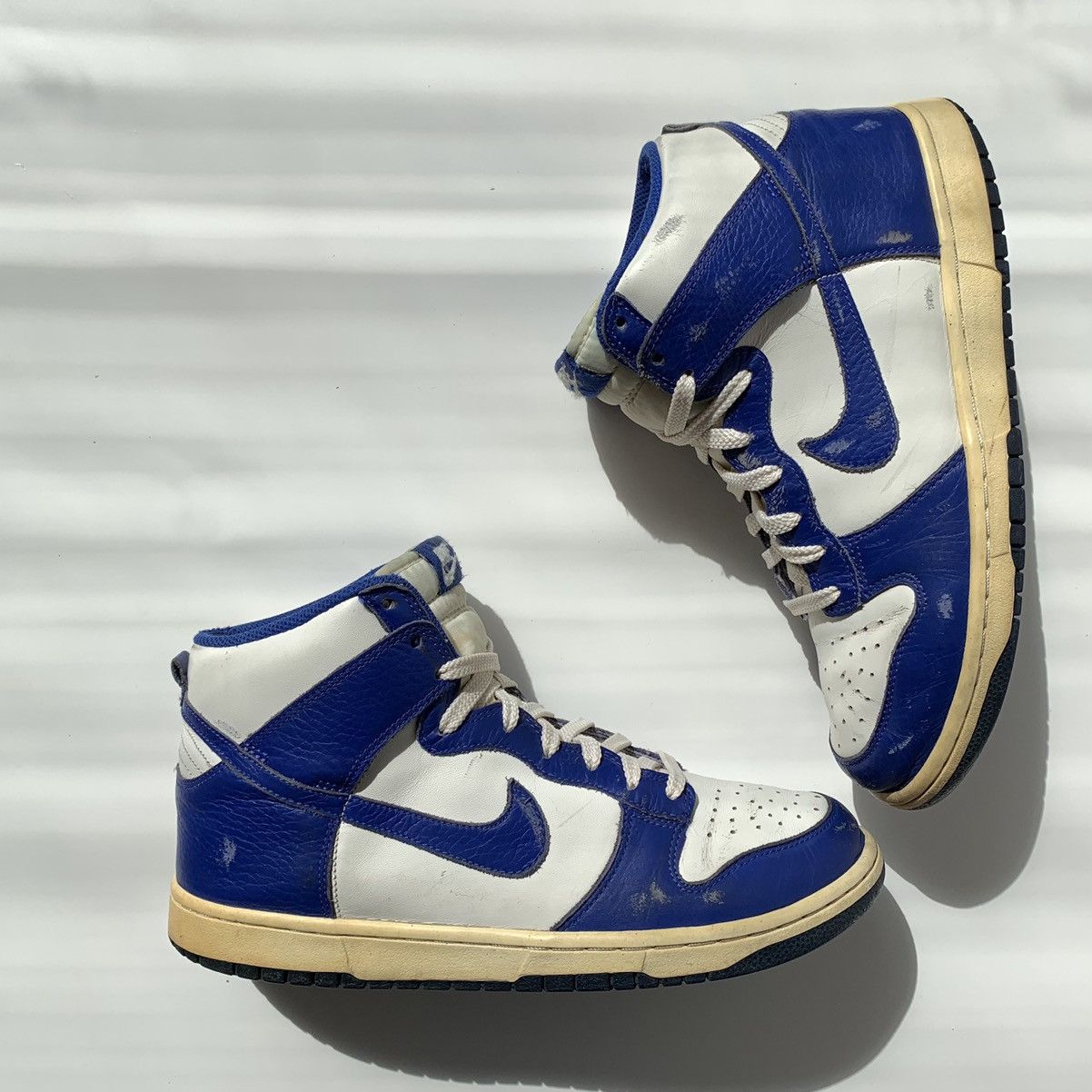 Nike × Vintage 1985 Nike Dunk High Kentucky Duke University BTTYS Size US 9 / EU 42 - 2 Thumbnail
