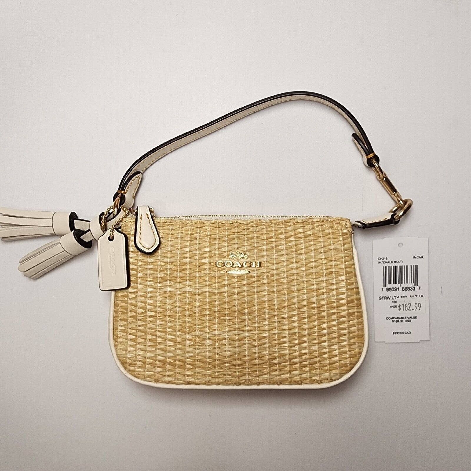 Coach Nolita 15 in Straw