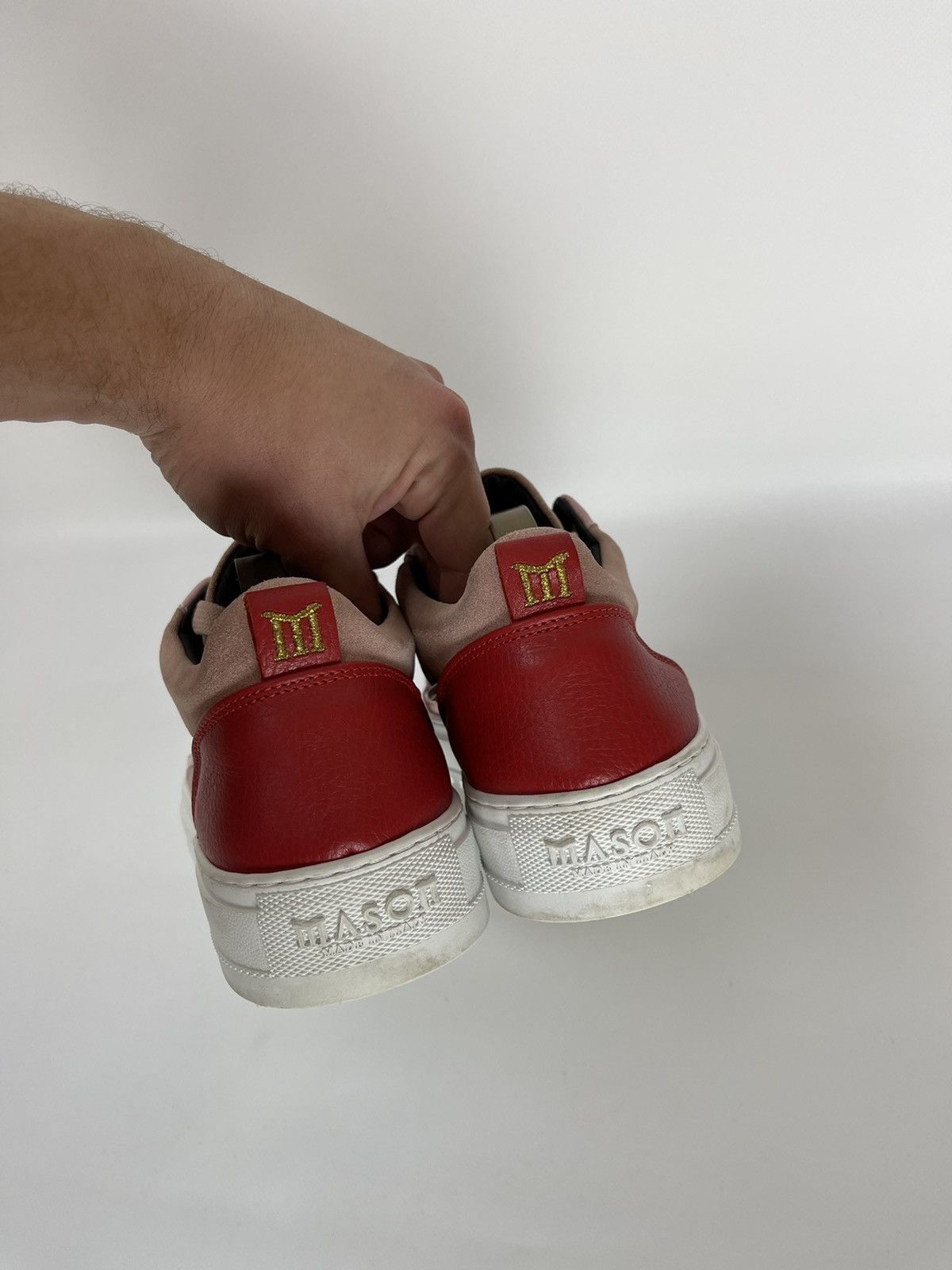 Mason Garments Mason Garment pink made in Italy low top sneakers Size US 9 / EU 42 - 9 Thumbnail