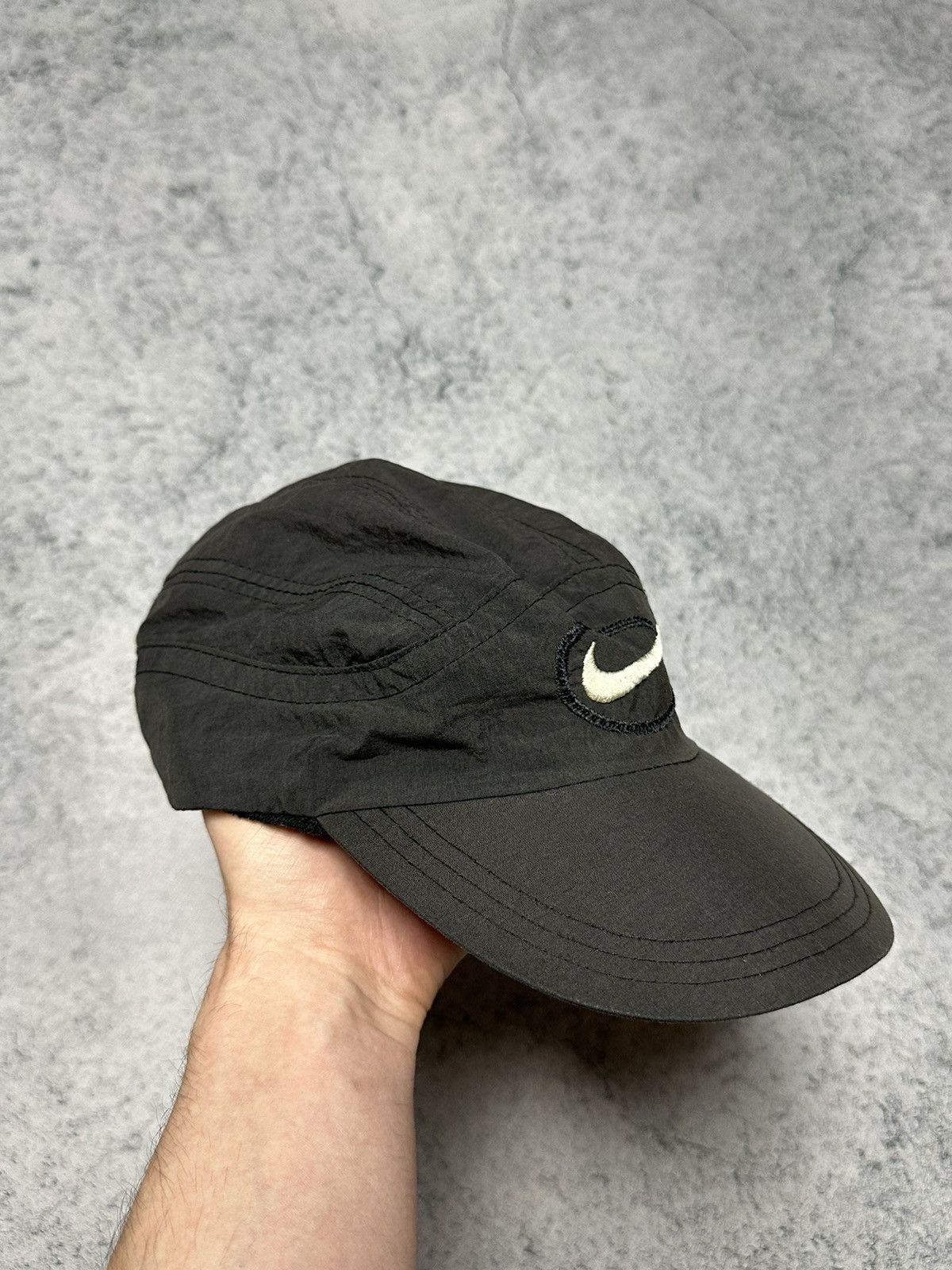 Vintage Nike Vintage Nylon 90s Cap Taiwan Size ONE SIZE - 3 Thumbnail