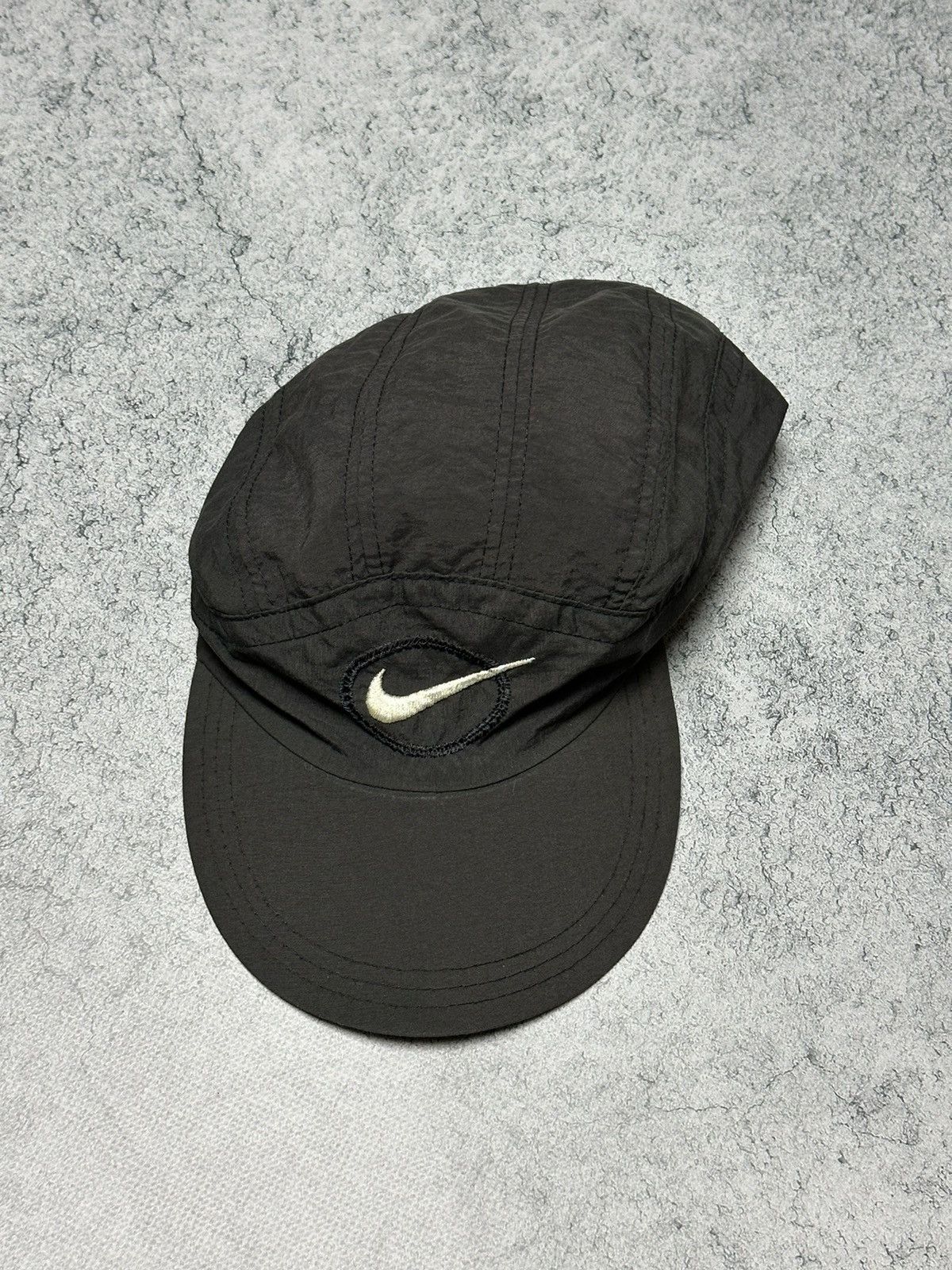 Vintage Nike Vintage Nylon 90s Cap Taiwan Size ONE SIZE - 7 Thumbnail
