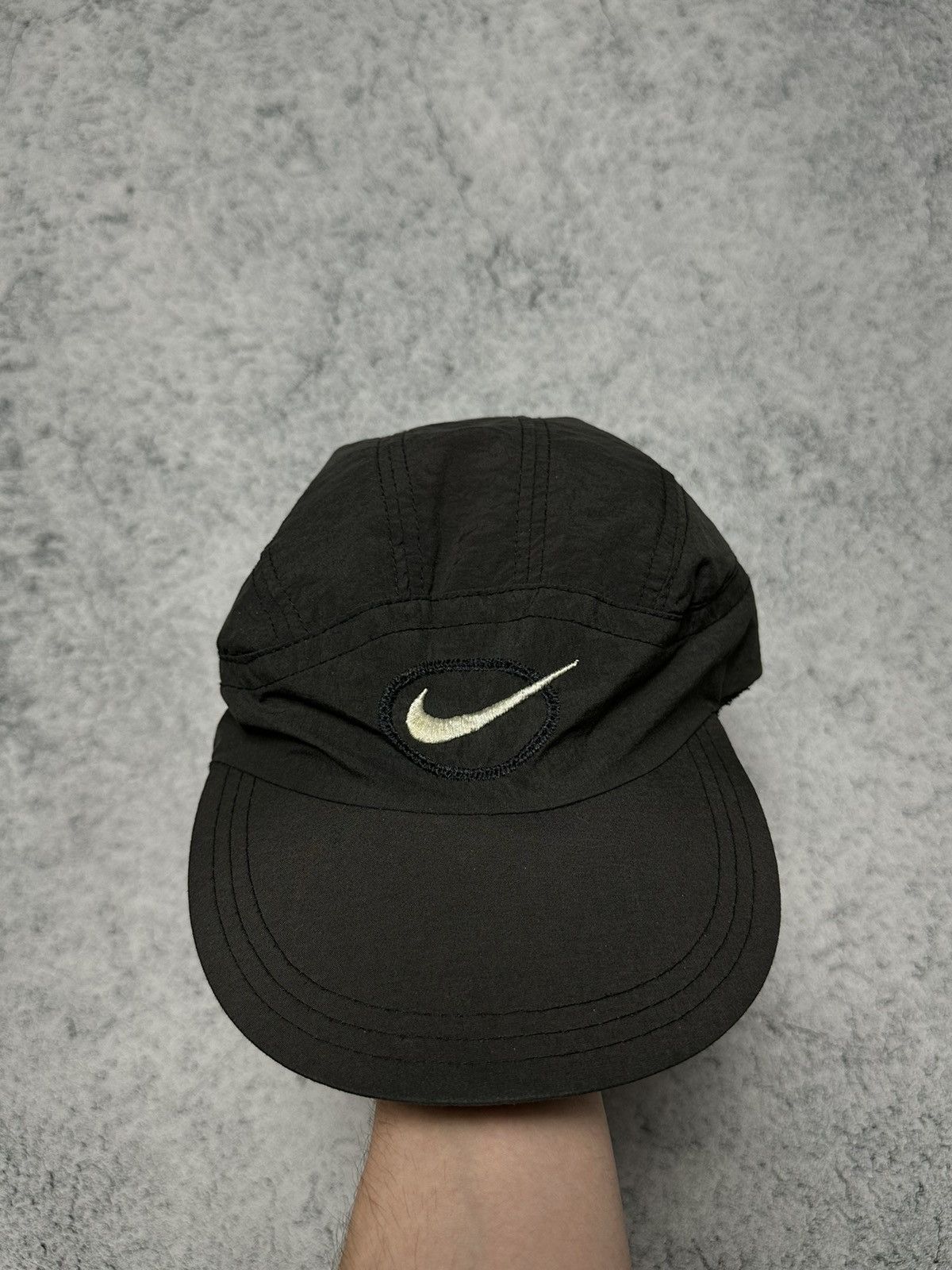 Vintage Nike Vintage Nylon 90s Cap Taiwan Size ONE SIZE - 1 Thumbnail