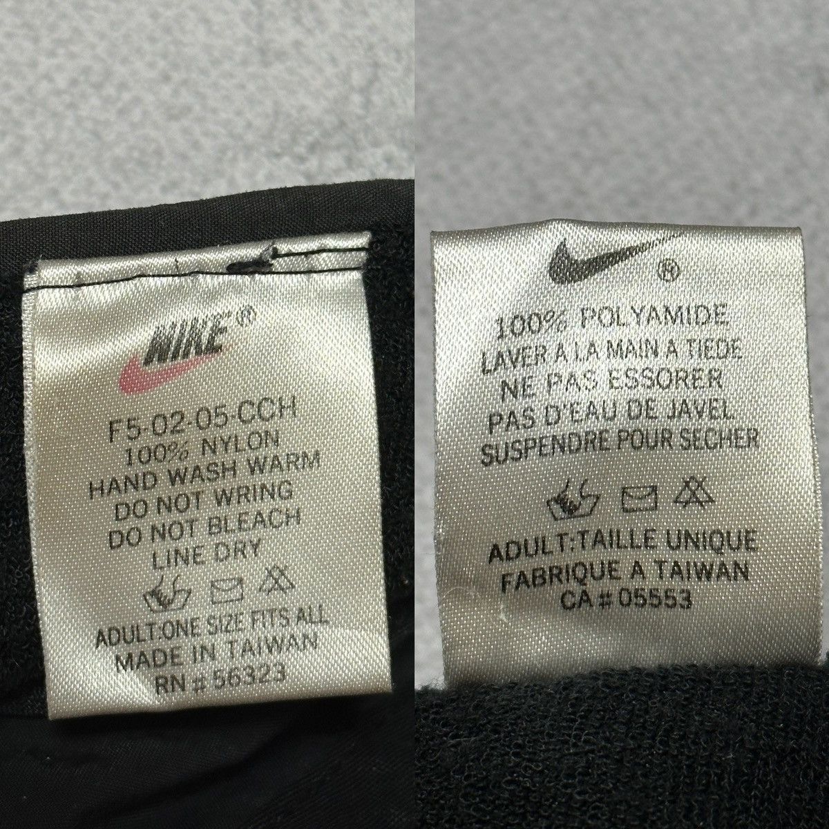 Vintage Nike Vintage Nylon 90s Cap Taiwan Size ONE SIZE - 12 Thumbnail