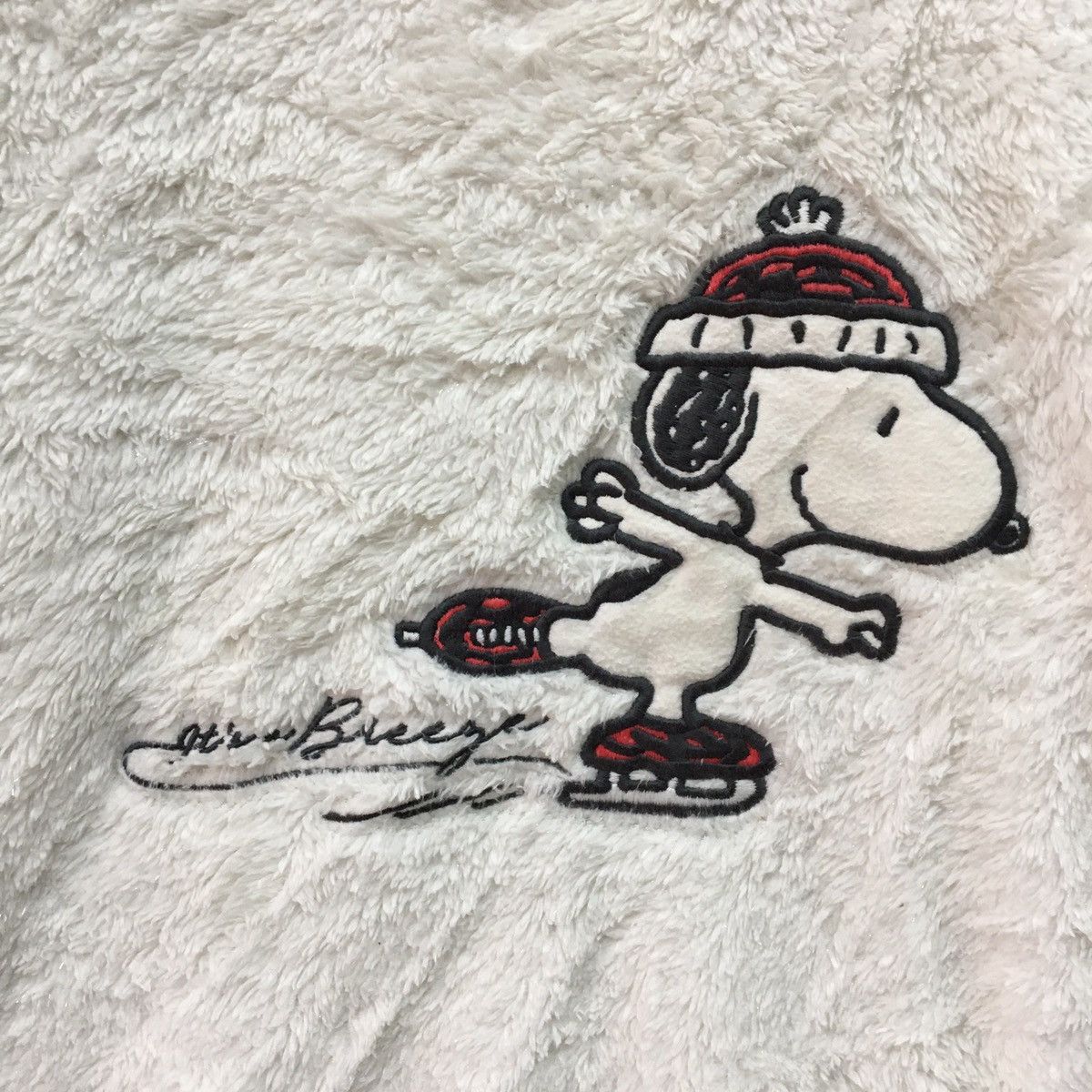 Cartoon Network × Peanuts Snoopy Ice Skating Fleece Crewneck Sweatshirt Size L / US 10 / IT 46 - 6 Thumbnail