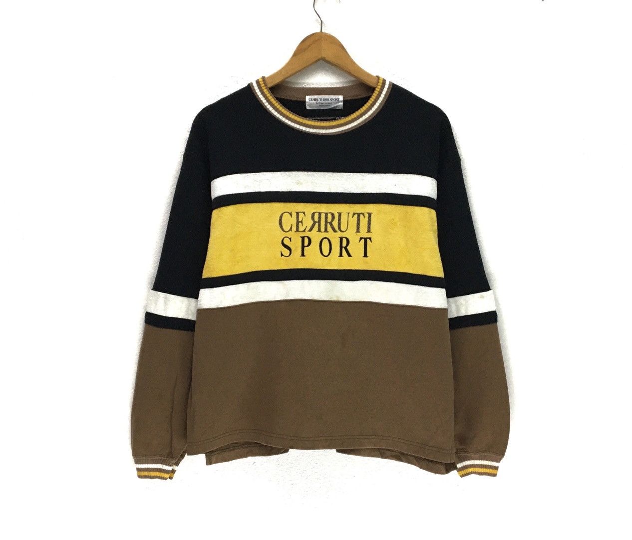 Cerruti 1881 × Sports Specialties Cerruti Sports Multicolour Crewneck Sweatshirt Size US M / EU 48-50 / 2 - 1 Thumbnail