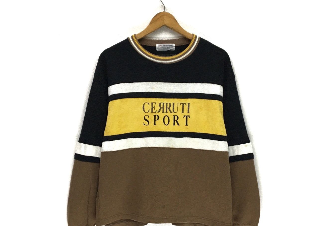 Cerruti 1881 × Sports Specialties Cerruti Sports Multicolour Crewneck Sweatshirt Size US M / EU 48-50 / 2 - 2 Thumbnail
