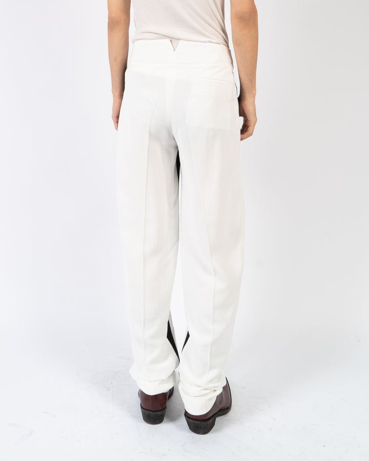 Haider Ackermann FW19 Two Tone Trousers White Size US 30 / EU 46 - 3 Thumbnail