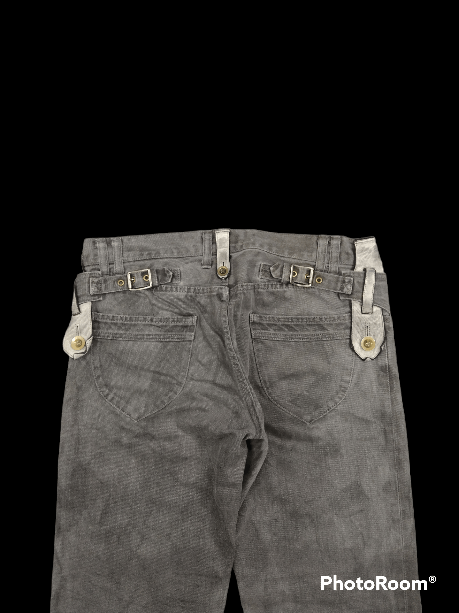 Japanese Brand SICK FADE GREY PRIGS DENIM PANTS Size US 31 - 4 Thumbnail