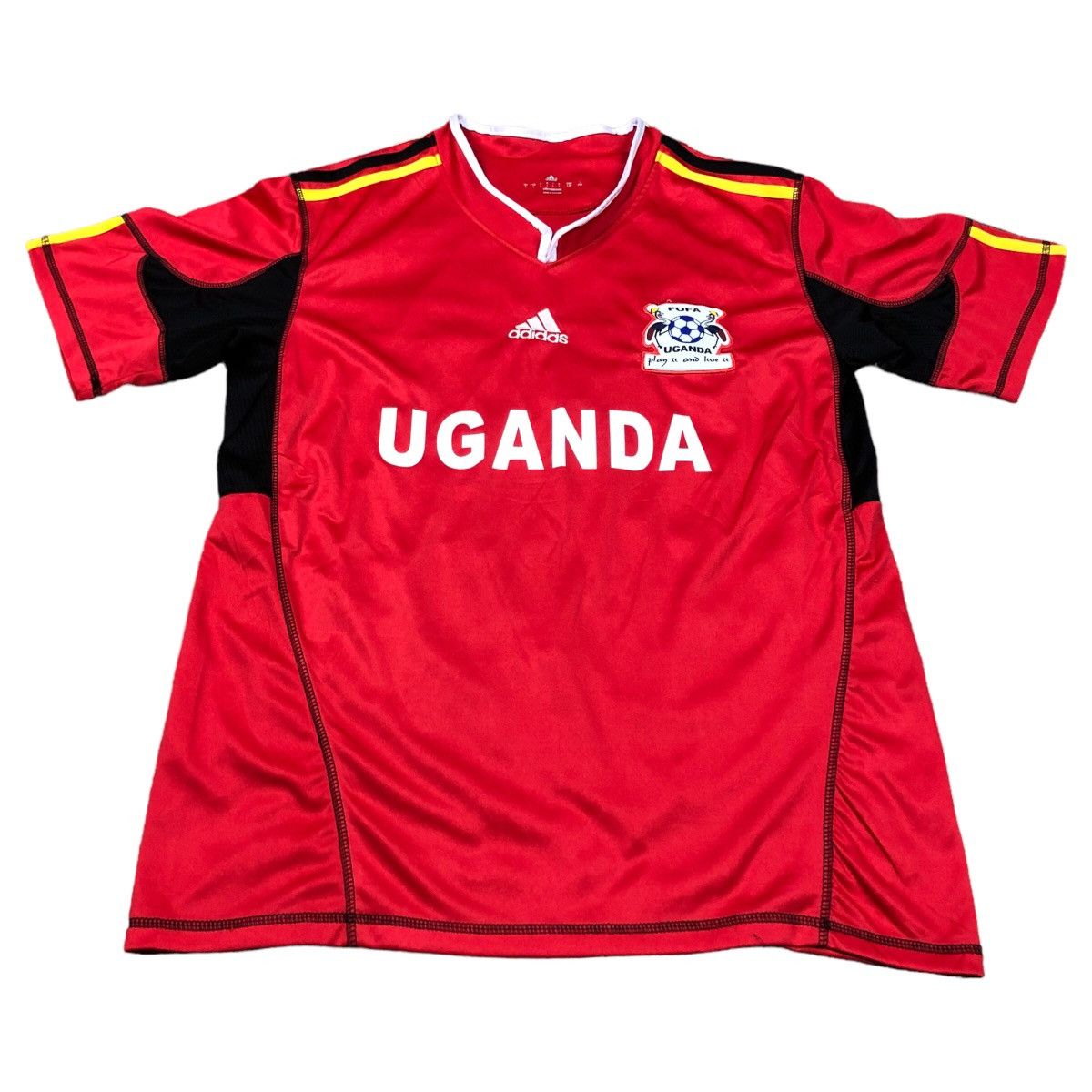 Adidas Adidas Uganda World Cup FIFA Red Soccer Jersey Adult Large | Grailed
