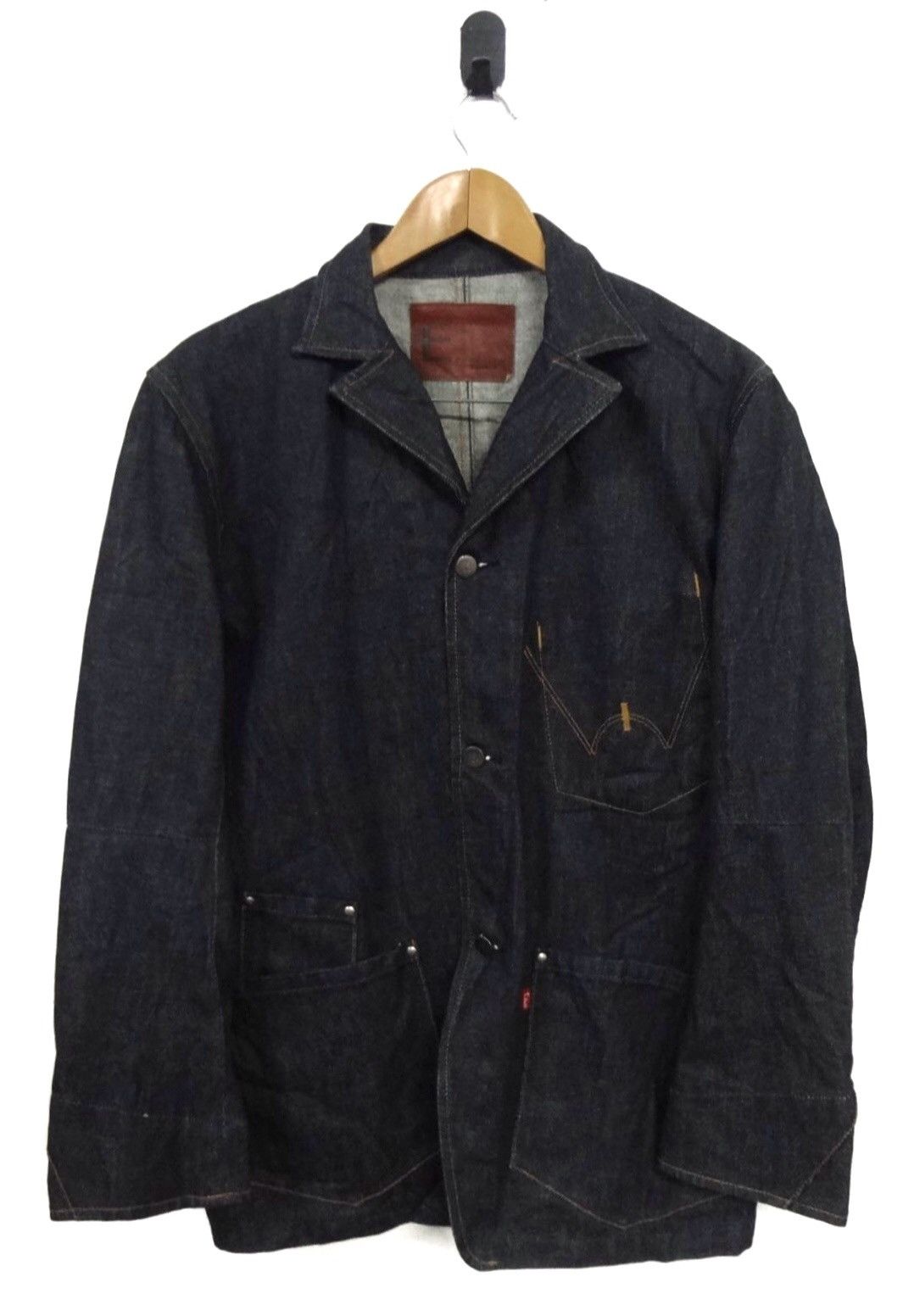 image of Edwin Ed Win E Function E2200-00 Denim Jacket, Men's (Size XL)
