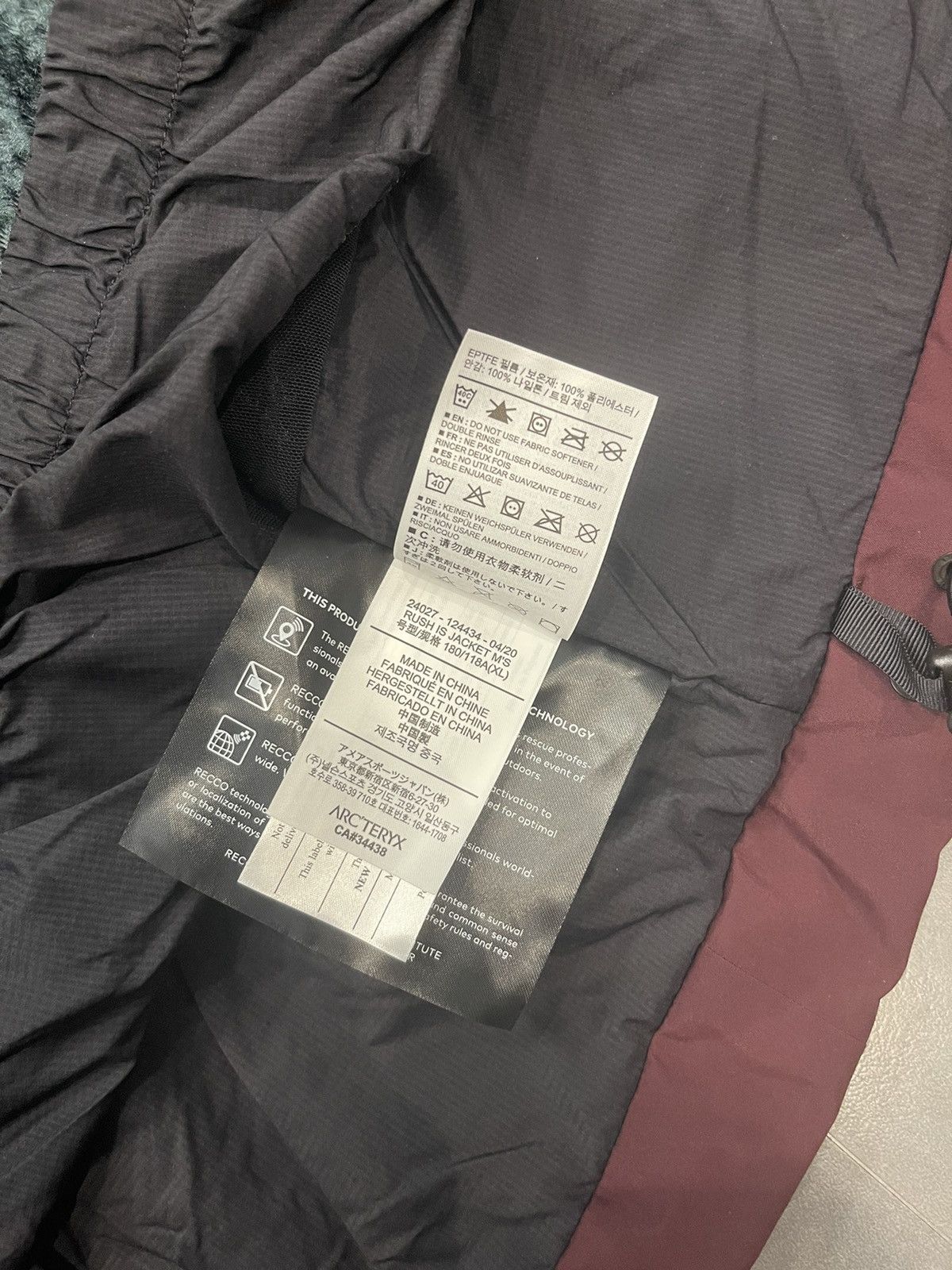 Arc'teryx !DSWT! Arc'Teryx Rush IS Goretex Technical Multicolor Jacket Size US XL / EU 56 / 4 - 20 Thumbnail