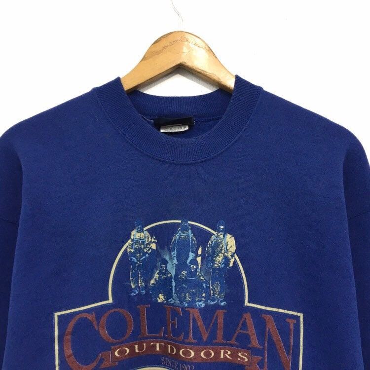 Coleman × Vintage Vintage COLEMAN Outdoor Crewneck Sweatshirts Size US M / EU 48-50 / 2 - 5 Thumbnail