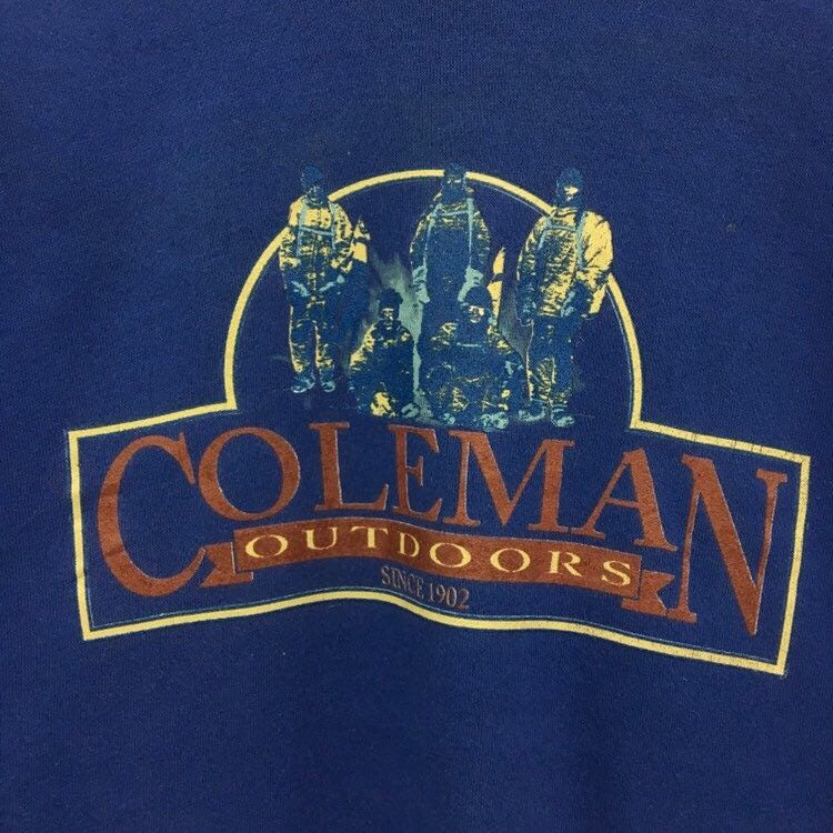 Coleman × Vintage Vintage COLEMAN Outdoor Crewneck Sweatshirts Size US M / EU 48-50 / 2 - 6 Thumbnail