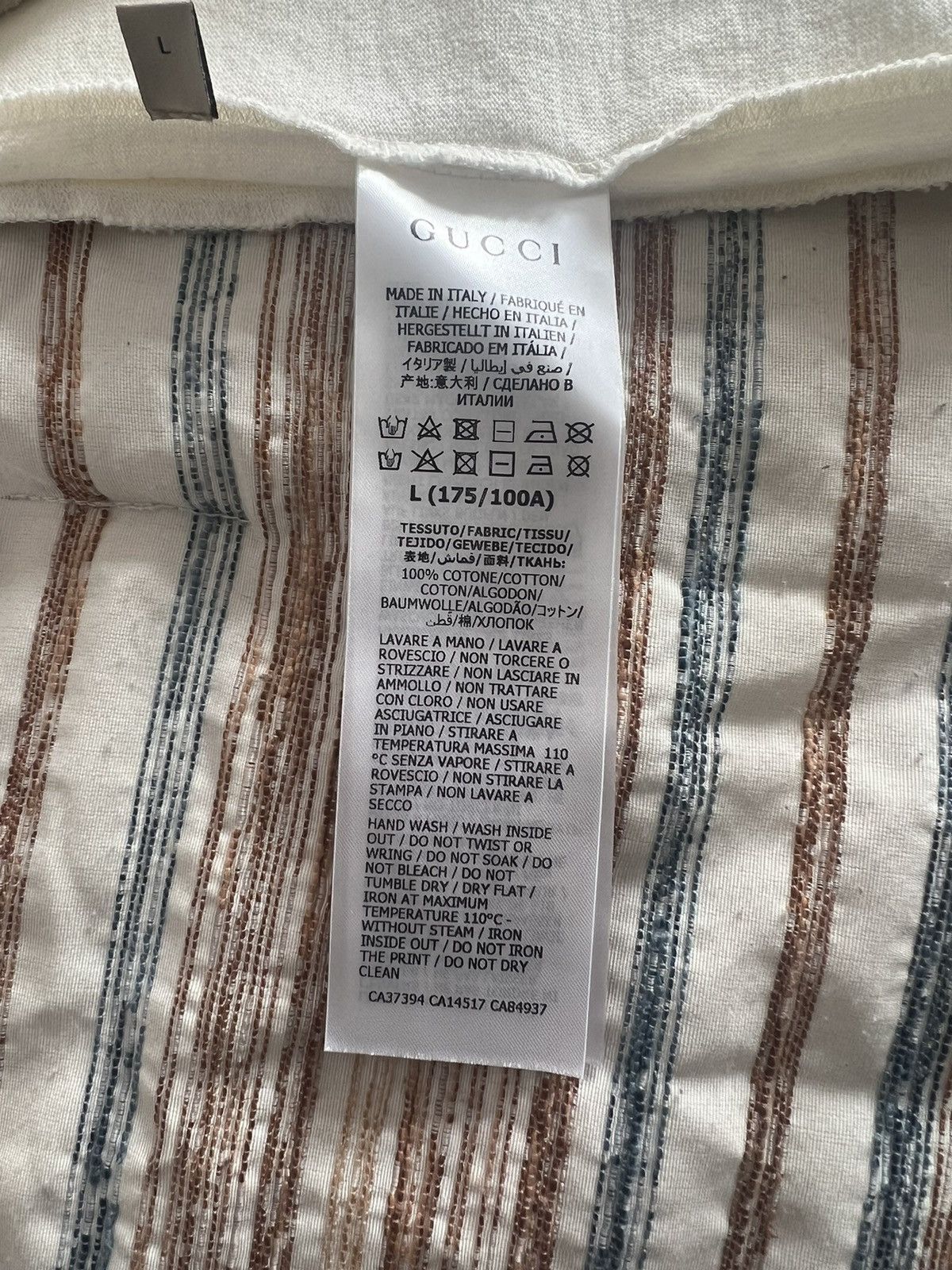 Gucci Gucci double GG shirt Size US L / EU 52-54 / 3 - 5 Thumbnail