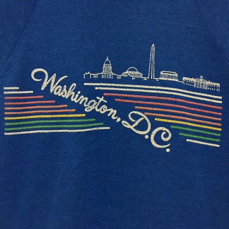 Fruit Of The Loom Vintage 90s Fruit Of The Loom Washington Sweatshirt Size US M / EU 48-50 / 2 - 6 Thumbnail