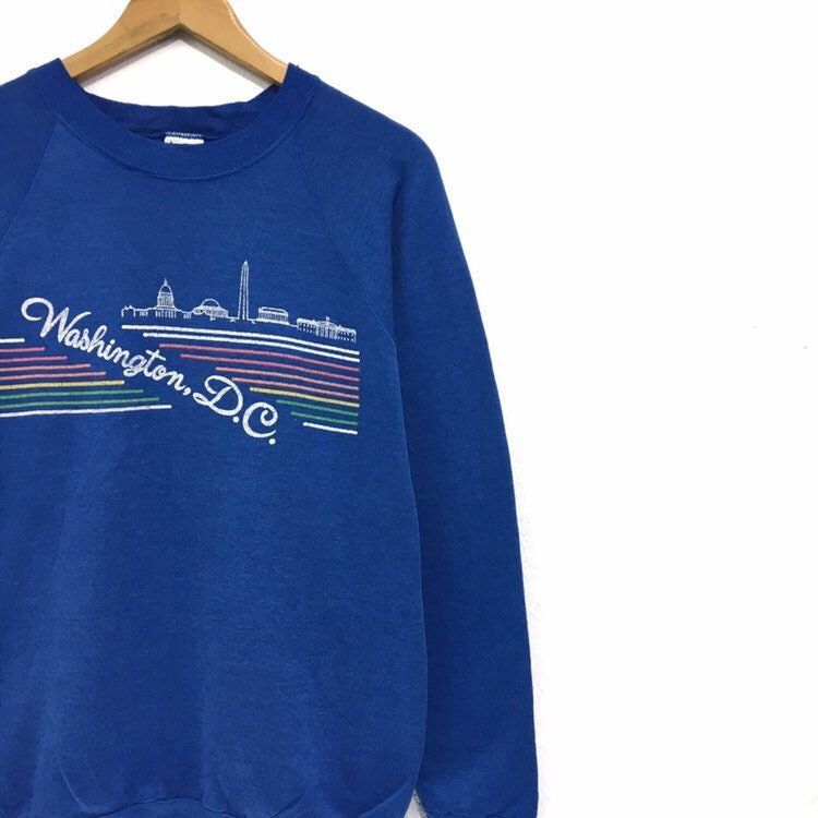 Fruit Of The Loom Vintage 90s Fruit Of The Loom Washington Sweatshirt Size US M / EU 48-50 / 2 - 4 Thumbnail