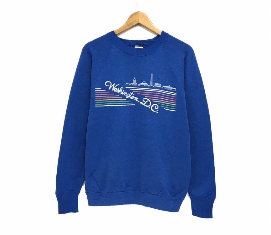 Fruit Of The Loom Vintage 90s Fruit Of The Loom Washington Sweatshirt Size US M / EU 48-50 / 2 - 1 Thumbnail