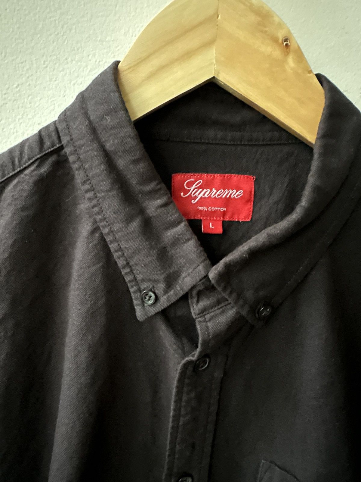 Supreme Supreme Oxford Black (Large) Size US L / EU 52-54 / 3 - 3 Thumbnail